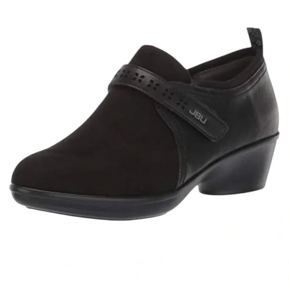 JBU by Jambu "Gail" Laser Cut Detailed Memory Foam Demi Wedges